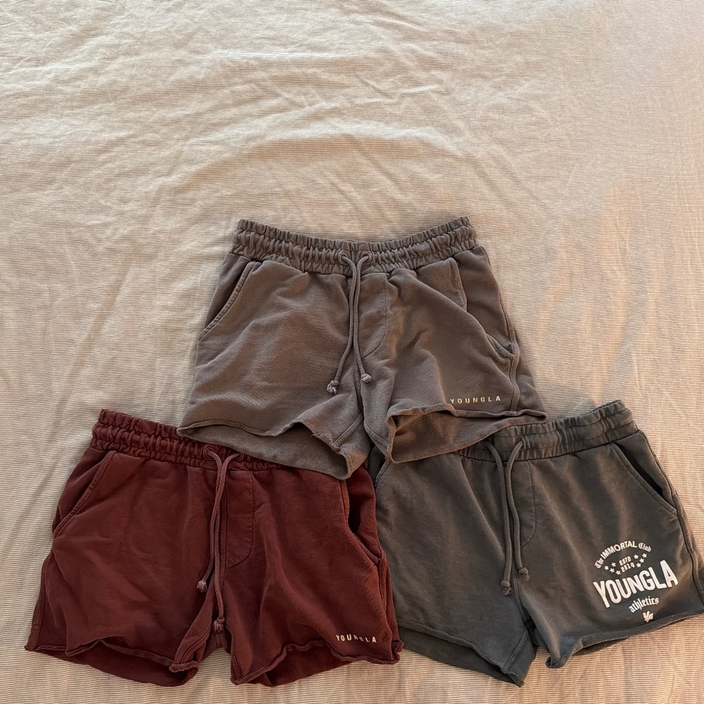 Bundle 3 YoungLA shorts Large - image 1